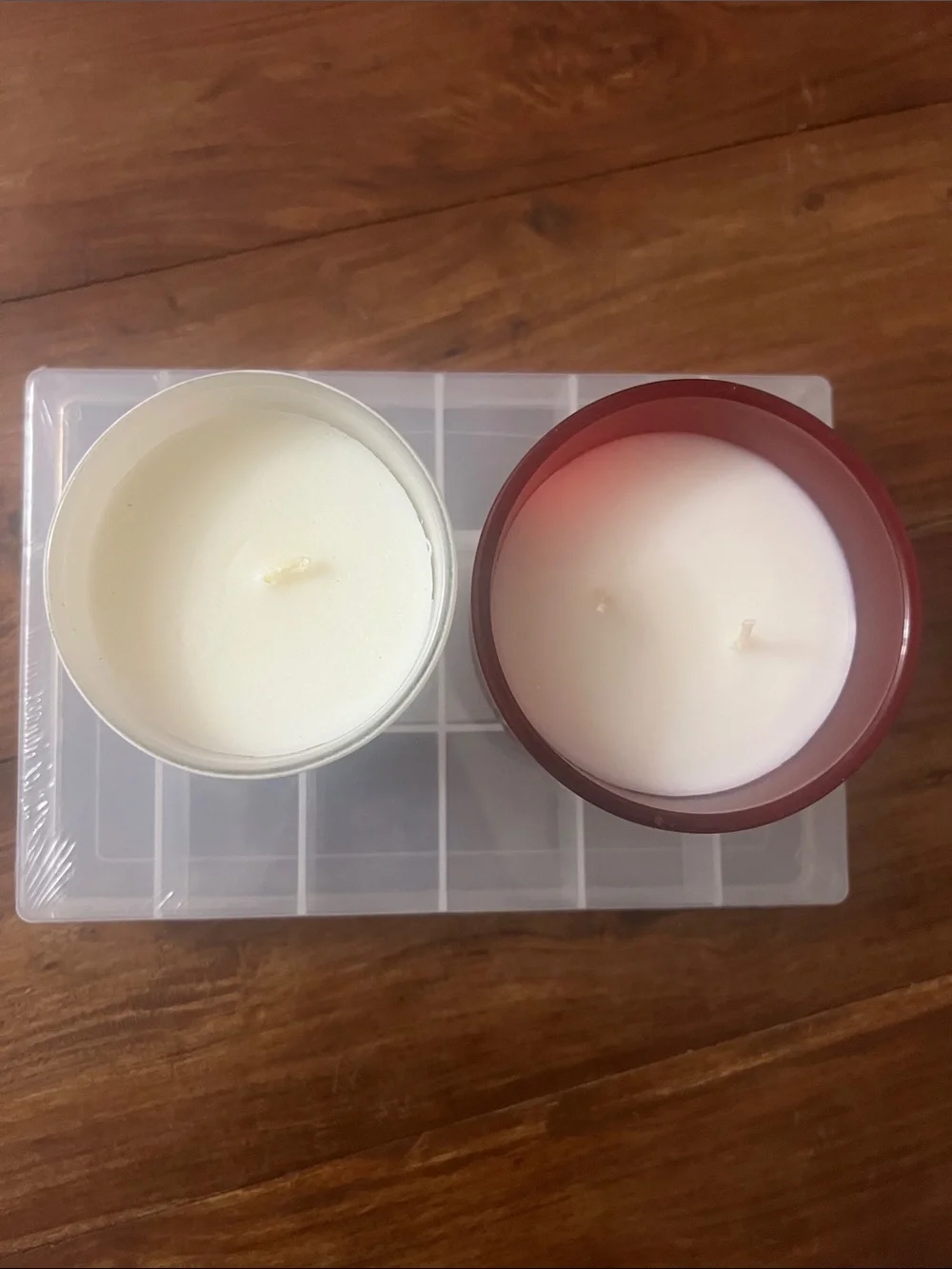DW Home White & Paper White Candle Duo with Wooden Lids